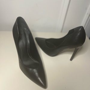 Black leather Pumps